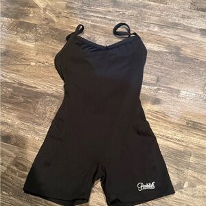 Bombshell Sportswear Black Athletic Bodysuit